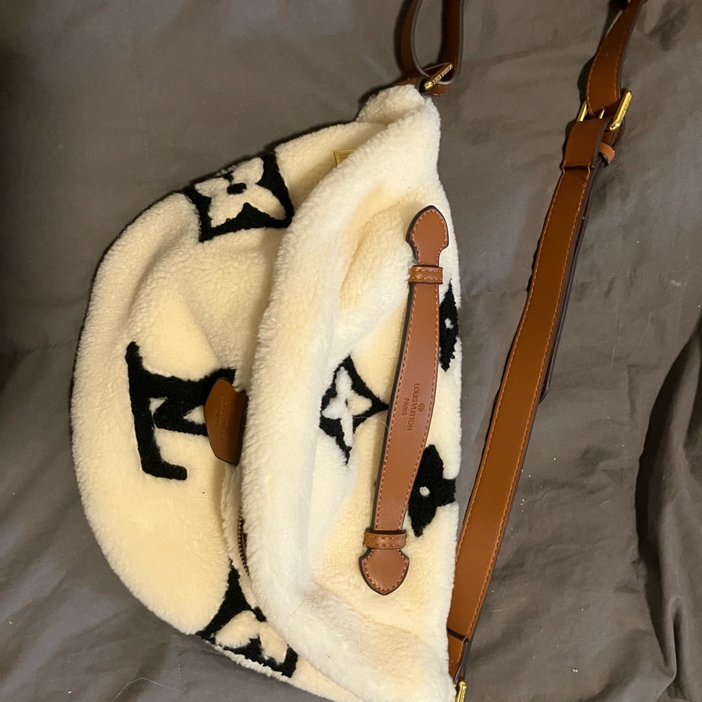 Handmade Sherpa Crossbody Belt bag Fanny pack